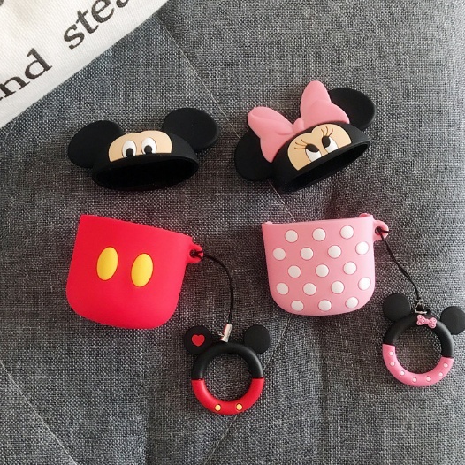 The oringinal factory ODM colored lovely cartoon silicone airpod housing